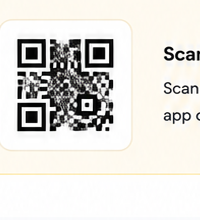 QR code for mobile app